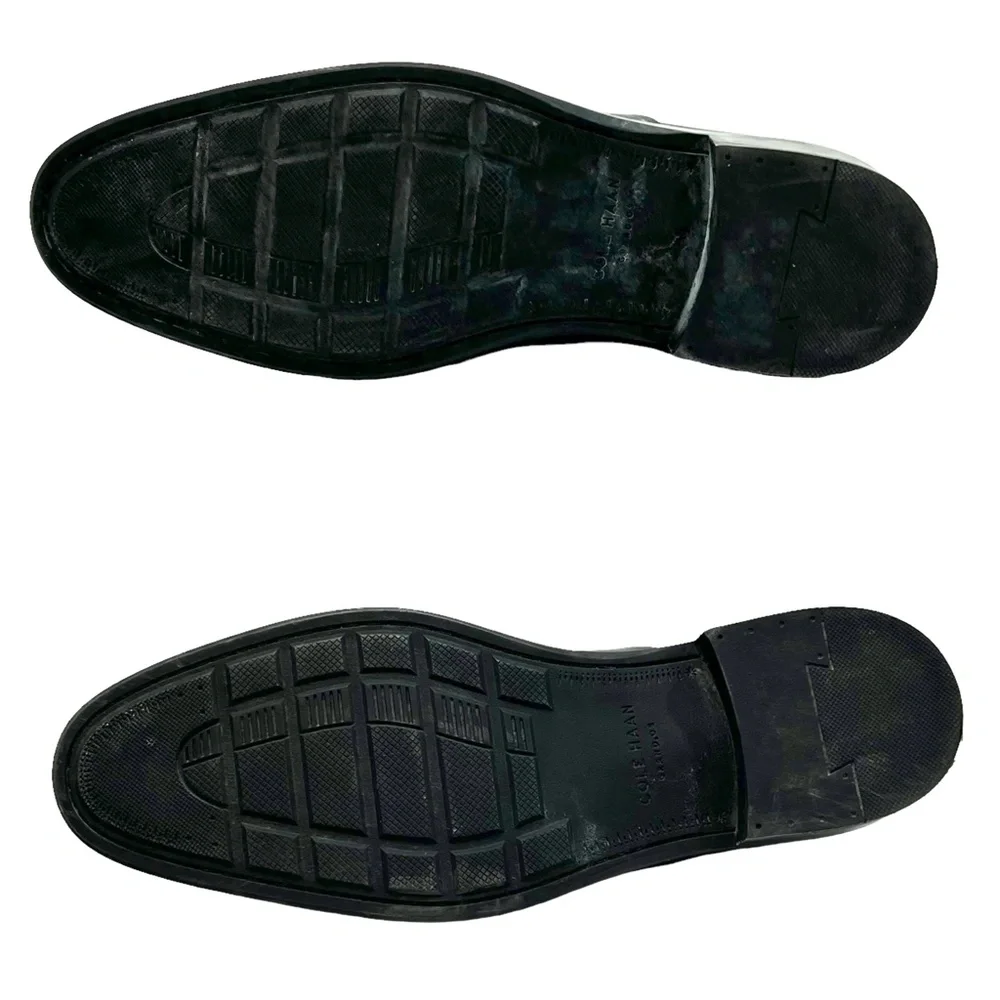 COLE HAAN BLACK WARREN APRON OXFORD LACE UP SHOE STYLE C20159